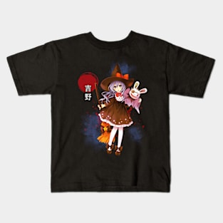 Yoshino's Fluffy Friend Anime Spirit Tee Kids T-Shirt